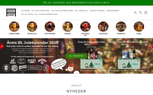 Startseite von A Good Case