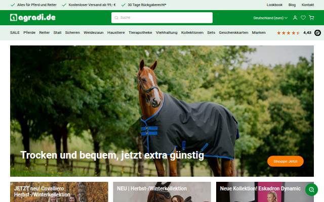 Agradi.de storefront