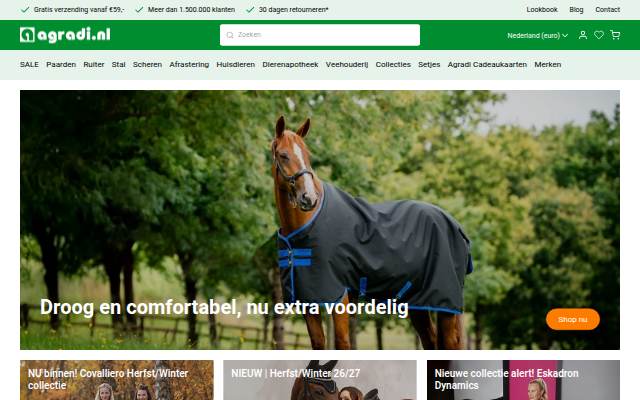 Agradi.nl storefront