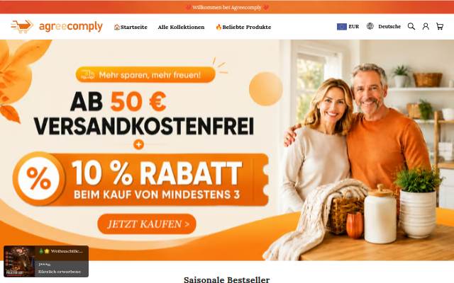 Montra da Agreecomply