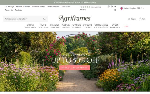 Agriframes UK storefront