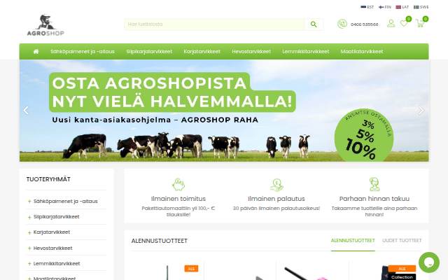 AgroShop storefront