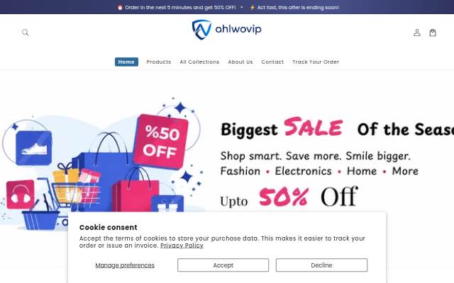 Vitrine de ahlwovip.com