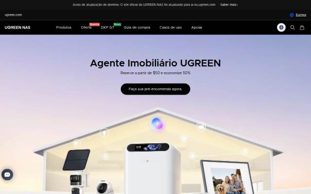 UGREEN NAS EU storefront