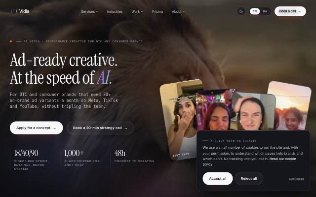 AI Vidia storefront