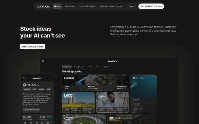 Curation storefront