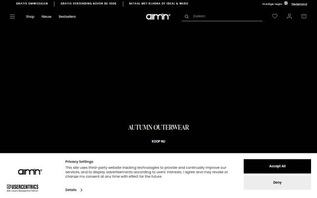 AIM'N NL storefront