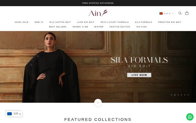 Ain storefront