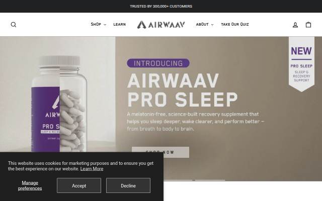 AIRWAAV storefront
