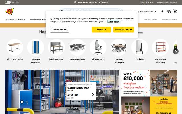 Workplace Furniture &amp; Products Supplier storefront