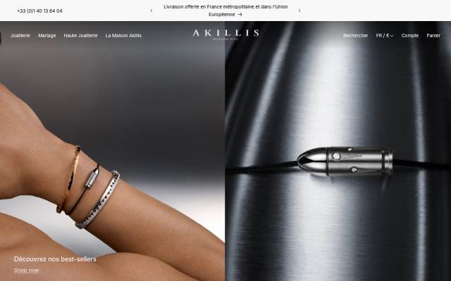 Akillis Paris storefront