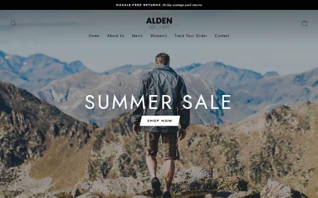Alden Archer storefront