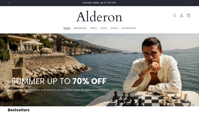 Alderon storefront