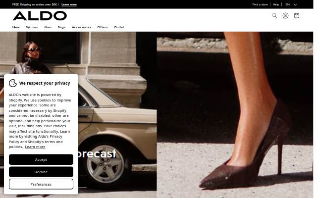 ALDO Greece storefront
