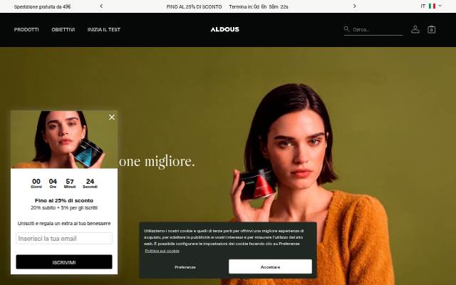 Startseite von Aldous - IT
