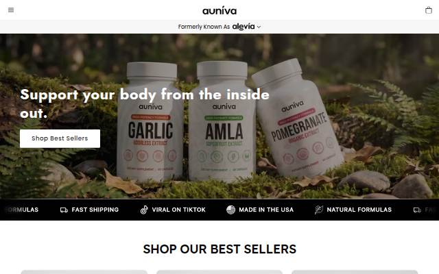Alevia storefront
