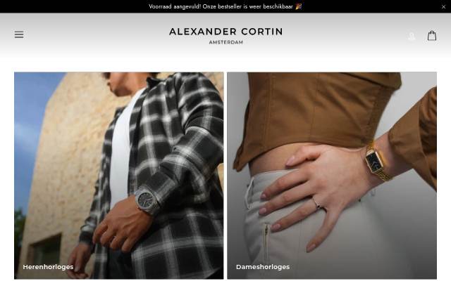 Alexander Cortin storefront