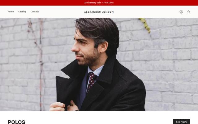 Alexander London storefront