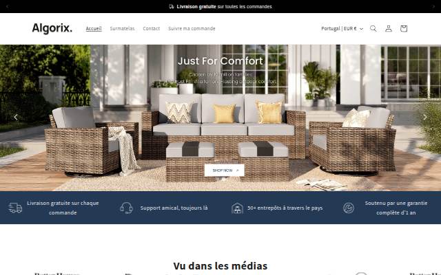 Algorix storefront