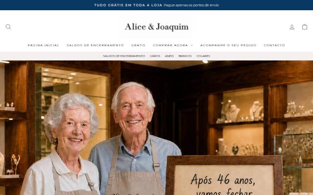 Montra da Alice e Joaquim