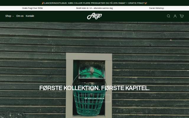 Align storefront
