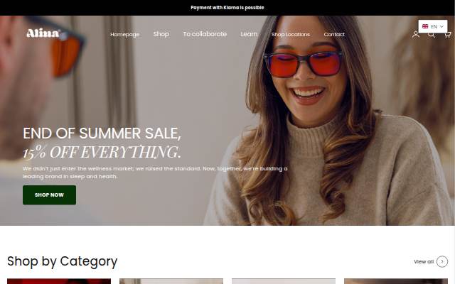 Alina storefront