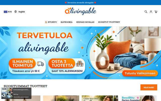 Alivingable storefront