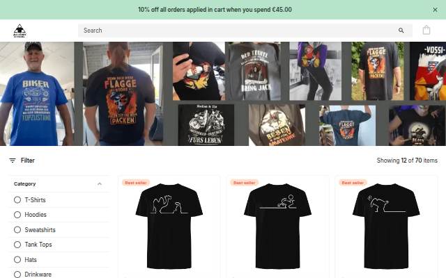 AllDay Apparel storefront
