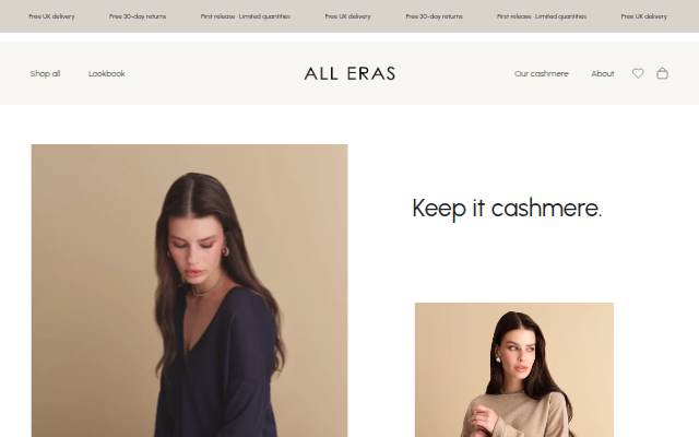 Startseite von All Eras
