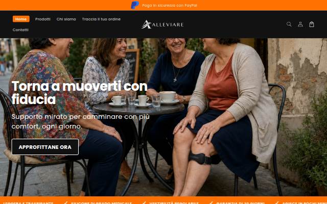 Alleviare storefront