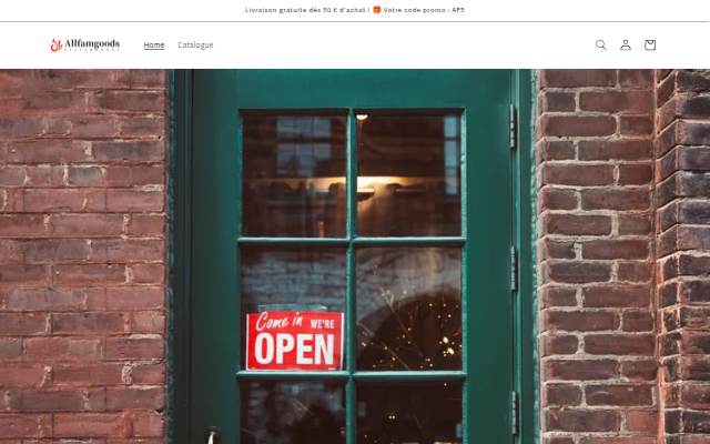 Allfamgoods storefront