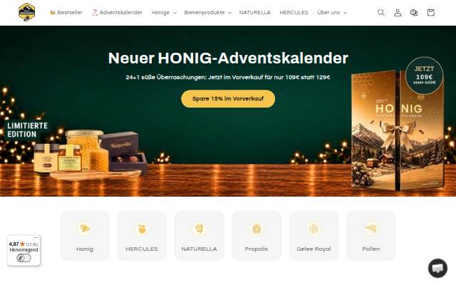 Allgäuer Wanderimkerei storefront