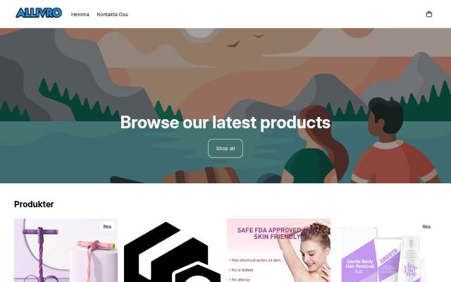 Allivro storefront