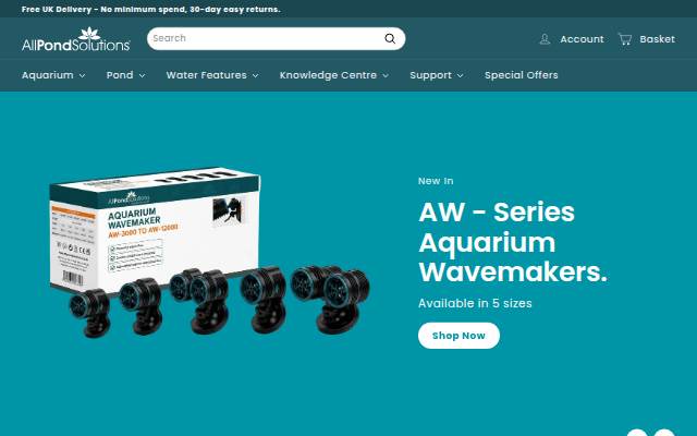 AllPondSolutions storefront