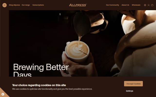 Allpress Espresso storefront