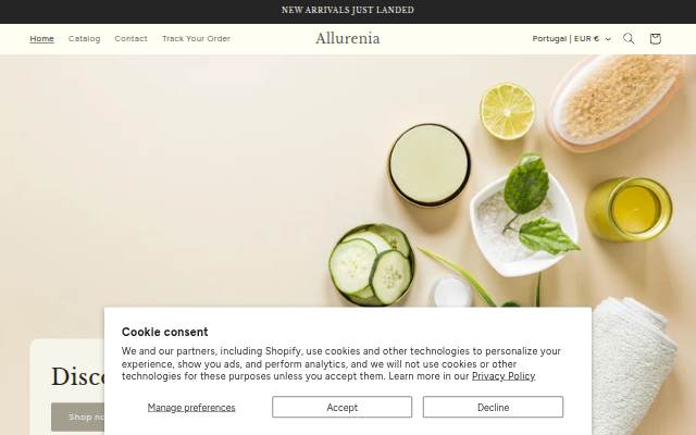 Allurenia storefront