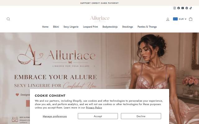 Allurlace storefront