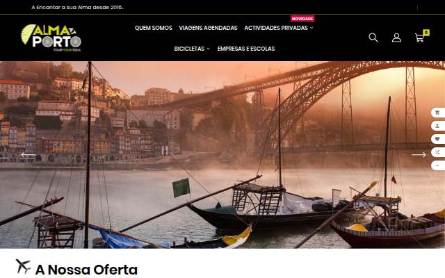 Montra da Almaatporto - Turismo e Animação