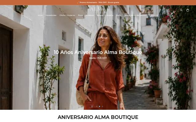 Alma Boutique storefront