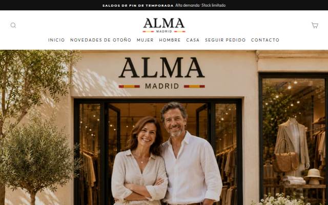 Alma Madrid storefront