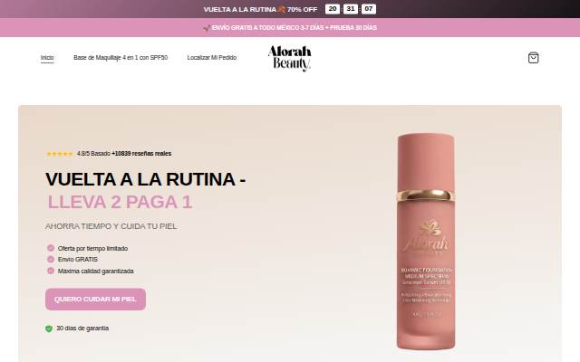 Alorah Beauty storefront