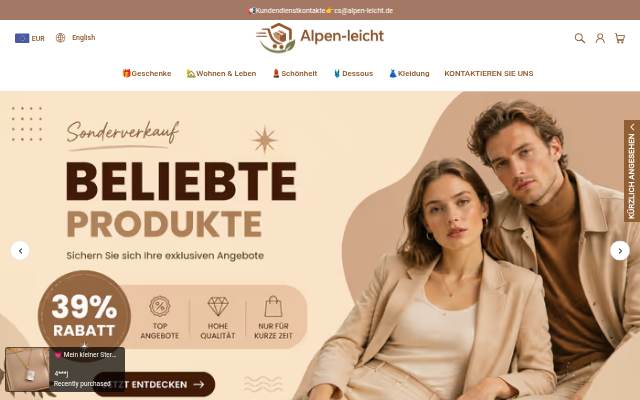 Montra da Alpen-leicht