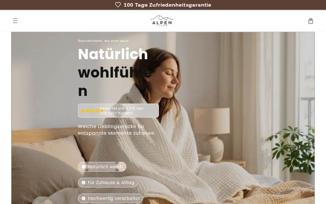 Alpenfaser storefront