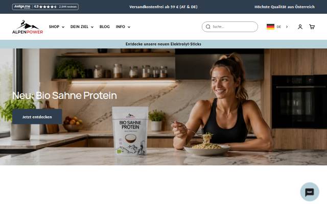 AlpenPower storefront