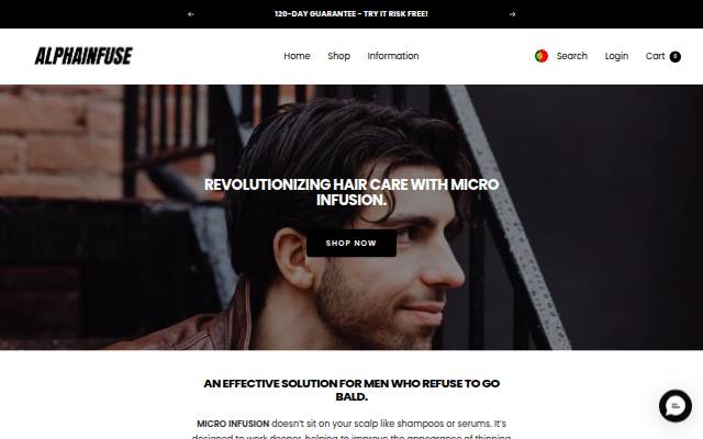 AlphaInfuse storefront