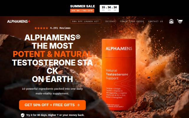 ALPHAMENS storefront