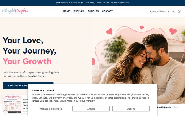 Alright Couples storefront
