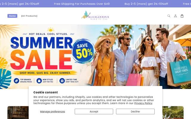 aluckgoodate storefront