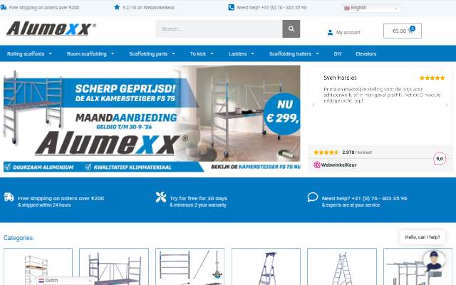 Alumexx storefront