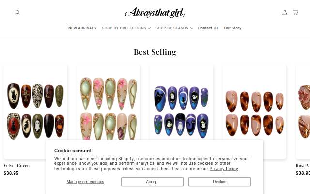 Always That Girl storefront